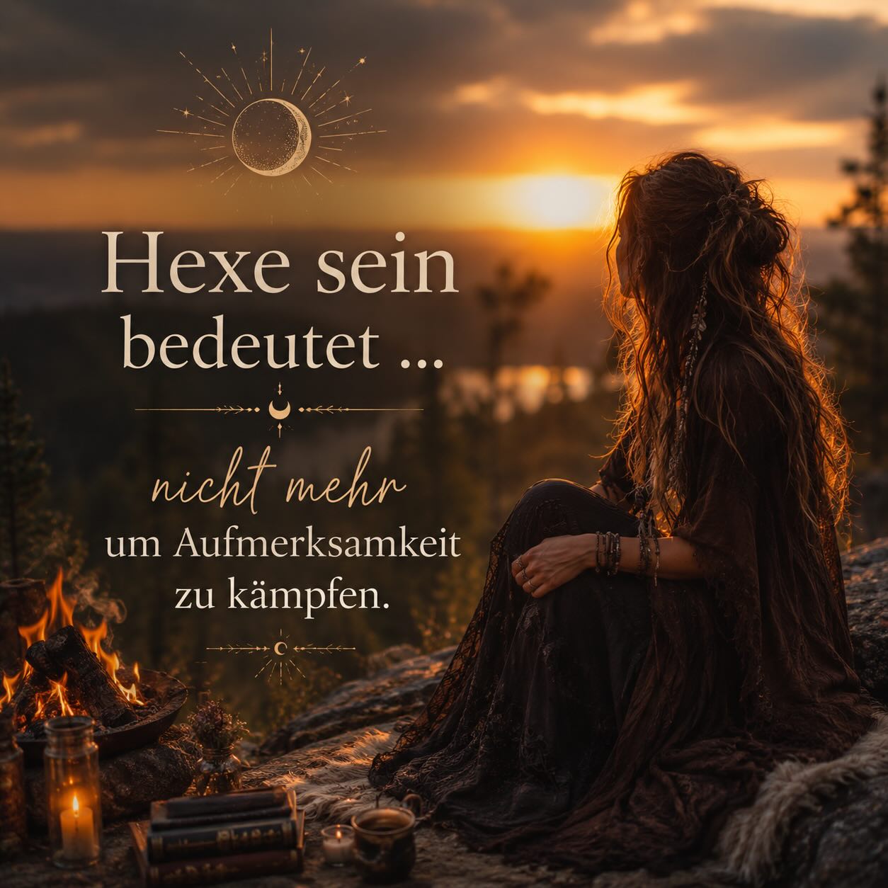 Du musst niemanden überzeugen, dich zu sehen.

Nicht lauter werden. 
Nicht mehr geben. 
Nicht ständig kämpfen, um wichtig zu sein.

Menschen, die deinen Wert erkennen, brauchen keine Bühne dafür.

Hexe sein bedeutet, 
aufzuhören, hinter Aufmerksamkeit herzurennen – 
und stattdessen bei dir selbst anzukommen.

✨

Hast du dich dabei schon einmal selbst verloren?

Wenn dich dieser Beitrag berührt hat, freue ich mich, wenn du ihn likst, speicherst oder mit Menschen teilst, die das gerade fühlen müssen. ✨

#die_wanderhexe #selbstwert #modernehexe #innereheilung #deinwert