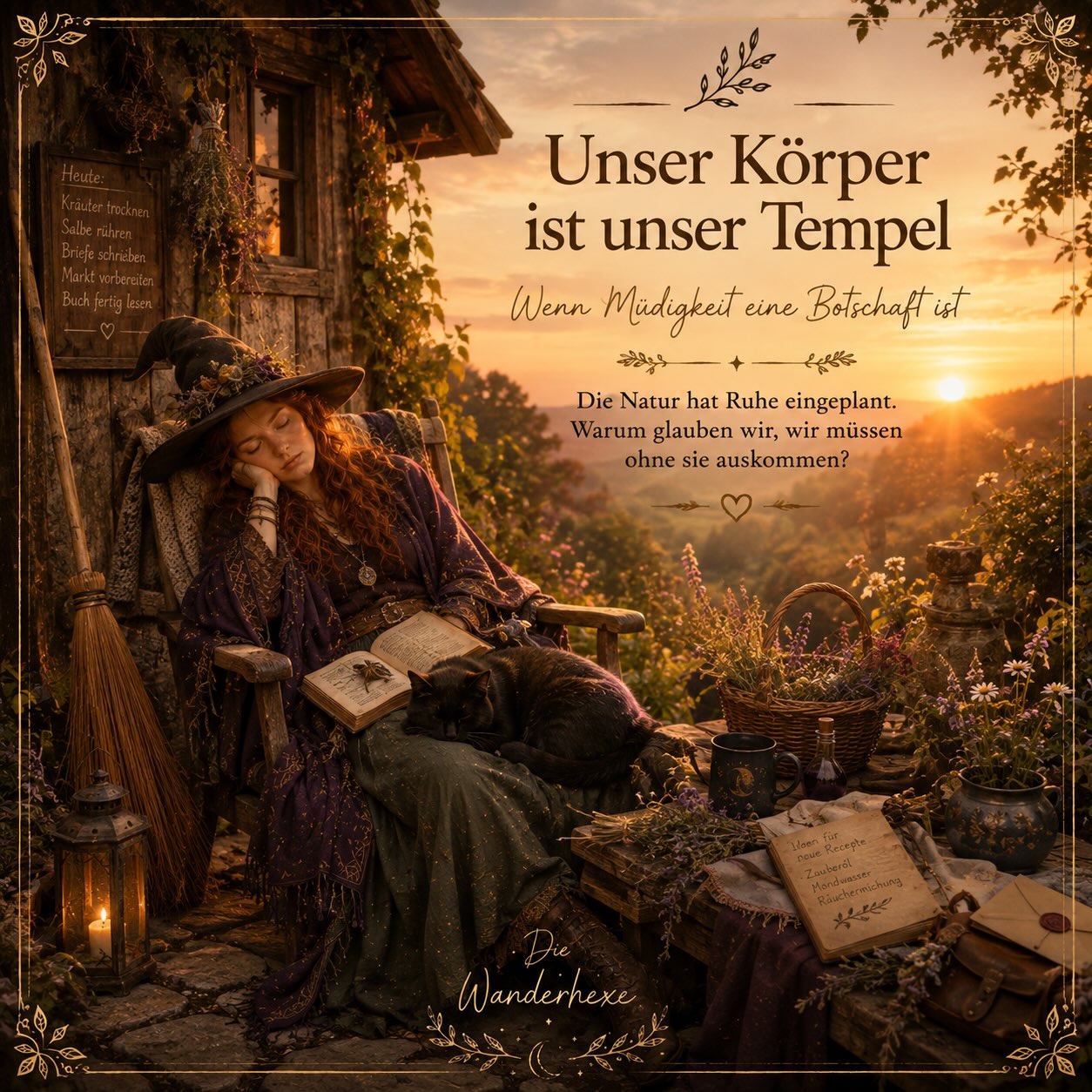 Unser Körper ist unser Tempel – Wenn Müdigkeit eine Botschaft ist 🌿

„Ich bin so müde.“

Wie oft sagen wir das – und machen trotzdem weiter?

Noch schnell dies, noch schnell das. Funktionieren, durchziehen, weitermachen.

Aber was, wenn Müdigkeit keine Schwäche ist, sondern eine Botschaft?

In der Natur ist alles im Rhythmus: Wachstum und Ruhe, Tag und Nacht, Sommer und Winter. Nur wir versuchen oft, die Ruhe zu überspringen.

Unser Körper kann nicht sagen: „Ich brauche eine Pause.“
Also zeigt er es uns anders.

Und manchmal heißt es einfach: Ich bin müde.

Wir können nicht immer alles stoppen – aber wir können anfangen hinzuhören.
Mehr Schlaf. Weniger Druck. Pausen, die wirklich Pausen sind.

Und wenn die Müdigkeit bleibt, obwohl wir uns erholen, lohnt es sich genauer hinzuschauen und das auch medizinisch abklären zu lassen.

Unser Körper kennt keine To-do-Liste.
Er kennt nur unser Befinden.

Vielleicht müssen wir Müdigkeit nicht immer bekämpfen.
Vielleicht dürfen wir sie manchmal einfach verstehen.

#die_wanderhexe #Achtsamkeit #Selbstfürsorge