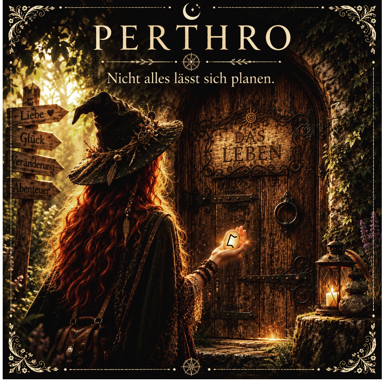 PERTHRO – Nicht alles lässt sich planen.
Ich bin ja durchaus ein Freund davon, zu wissen, was ich tue. Ein bisschen Vorbereitung hat schließlich noch keiner Hexe geschadet.

Aber manchmal übertreiben wir es.

Dann planen wir nicht mehr – wir versuchen, das Leben vorwegzunehmen.

Was, wenn es nicht klappt?
Was, wenn jemand anders reagiert als gedacht?
Was, wenn ich mich falsch entscheide?
Was, wenn etwas passiert, mit dem ich überhaupt nicht gerechnet habe?

Und ehe wir uns versehen, haben wir im Kopf bereits fünf verschiedene Leben gelebt, obwohl noch nicht einmal etwas passiert ist.

Genau in solchen Momenten arbeite ich gerne mit Perthro.

Ihre ursprüngliche Bedeutung ist nicht zweifelsfrei geklärt. In der heutigen Runenpraxis wird sie unter anderem mit dem Verborgenen, dem Ungewissen und Dingen verbunden, deren Ausgang noch nicht feststeht. Und genau dieser Gedanke gefällt mir an ihr.

Denn Perthro verspricht mir nicht, dass hinter der nächsten Tür nur Schönes wartet.

Sie macht die Tür auch nicht für mich auf.

Sie hilft mir vielmehr dabei, auszuhalten, dass ich noch nicht weiß, was dahinterliegt.

Wenn meine Gedanken also wieder anfangen, sämtliche Möglichkeiten durchzuspielen, nehme ich Perthro ganz bewusst in die Hand. Auf einem Runenstein, einer kleinen Holzscheibe oder einfach auf ein Stück Papier gezeichnet.

Dann stelle ich mir zwei Fragen:

Was kann ich gerade wirklich beeinflussen?
Und: Was versuche ich zu kontrollieren, obwohl es überhaupt nicht in meiner Hand liegt?

Beim ersten werde ich tätig.

Das zweite lasse ich – zumindest für diesen Moment – liegen.

Das ist für mich die eigentliche Arbeit mit dieser Rune.

Nicht: „Ach, wird schon alles gut.“

Sondern eher:

Ich weiß nicht, was kommt. Aber wenn es da ist, werde ich damit umgehen.

Und manchmal ist genau das die schwierigste Form von Vertrauen.

Nicht darauf zu vertrauen, dass das Leben unseren sorgfältig ausgearbeiteten Plan befolgt.

Sondern darauf, dass wir auch dann einen Weg finden, wenn es das nicht tut.

Nicht alles lässt sich planen.

Zum Glück eigentlich.

Sonst wäre das Leben vermutlich ziemlich langweilig.

#perthro #runen #runenmagie #hexenwissen #die_wanderhexe