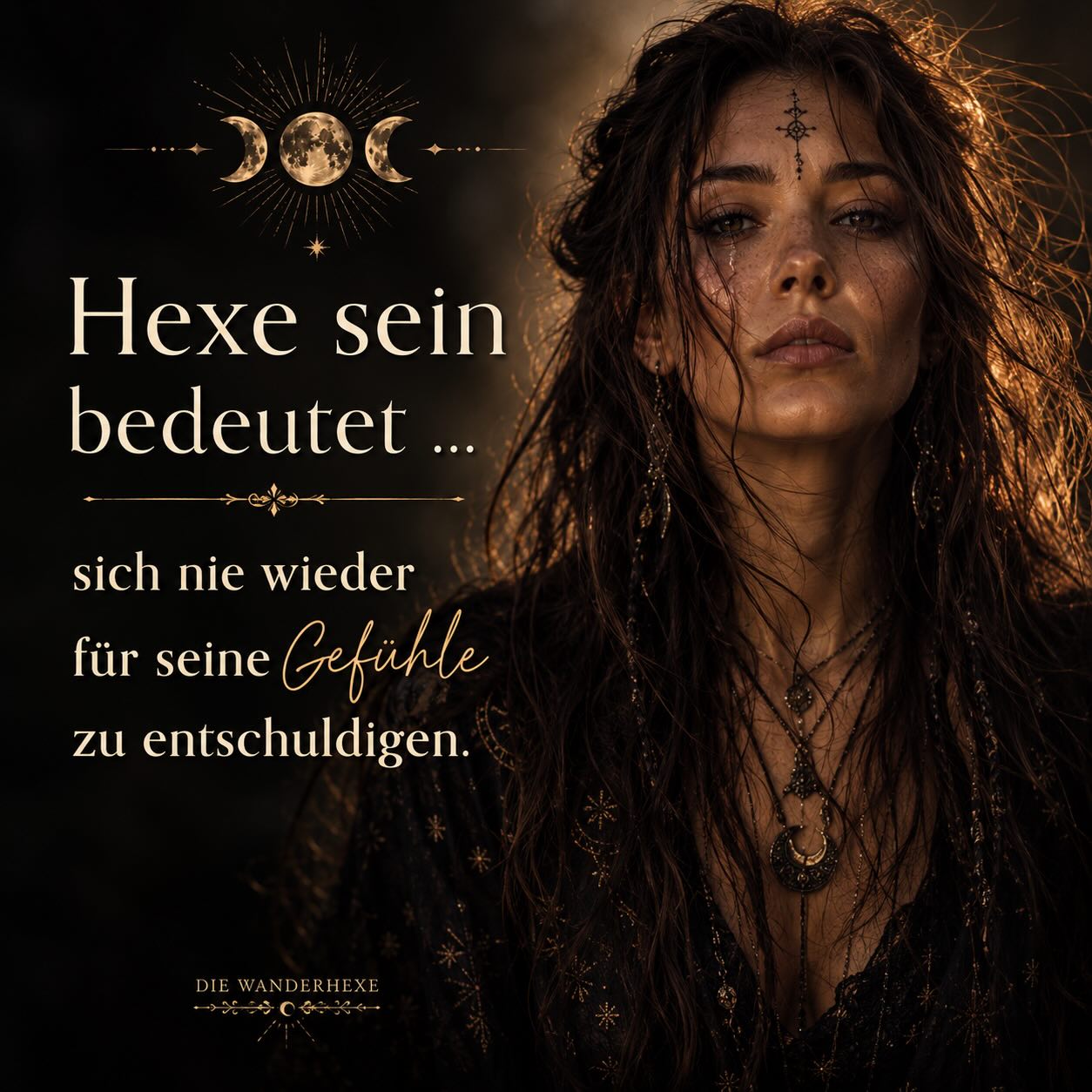 Du warst nie „zu viel“.

Du hast nur zu oft versucht,
in Räume zu passen,
die dich kleiner machen wollten.

Hexe sein bedeutet,
zu fühlen –
ohne dich dafür zu schämen.

✨

Wurde dir auch gesagt, du seist „zu empfindlich“?

Wenn dieser Beitrag etwas in dir bewegt hat, lass gerne etwas Liebe da – durch ein Like, einen Kommentar oder indem du ihn speicherst. ✨

#die_wanderhexe #gefühlezulassen #modernehexe #dubistnichtzuviel #emotionaleheilung