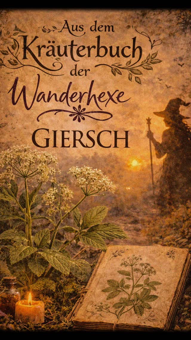 Giersch.
Für viele nur ein hartnäckiges „Unkraut“.
Für andere eine Pflanze voller Möglichkeiten.

Er wächst dort, wo wir ihn oft nicht haben wollen.
Zwischen Steinen, an Zäunen, in Ecken, die wir am liebsten freihalten würden.

Und vielleicht liegt genau darin seine Botschaft.

Giersch wurde traditionell vielseitig genutzt –
als Tee, als Wildgemüse oder auch äußerlich in Form von Umschlägen.
Er ist reich an wertvollen Inhaltsstoffen und kann den Körper auf sanfte Weise unterstützen.

Ich finde es immer wieder faszinierend,
wie oft das Wertvolle genau dort wächst,
wo wir zuerst nur ein Problem sehen.

Vielleicht ist es Zeit, genauer hinzusehen.

Kleiner Hinweis:
Giersch sollte immer sicher bestimmt werden, da Verwechslungsgefahr besteht.
Am besten werden die jungen Blätter verwendet.

#die_wanderhexe #kräuterwissen #giersch #wildkräuter #pflanzenmagie